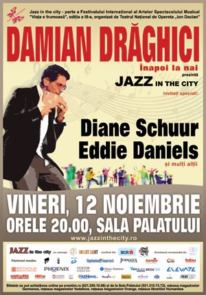 Jazz in the City: concert extraordinar cu Damian Draghici