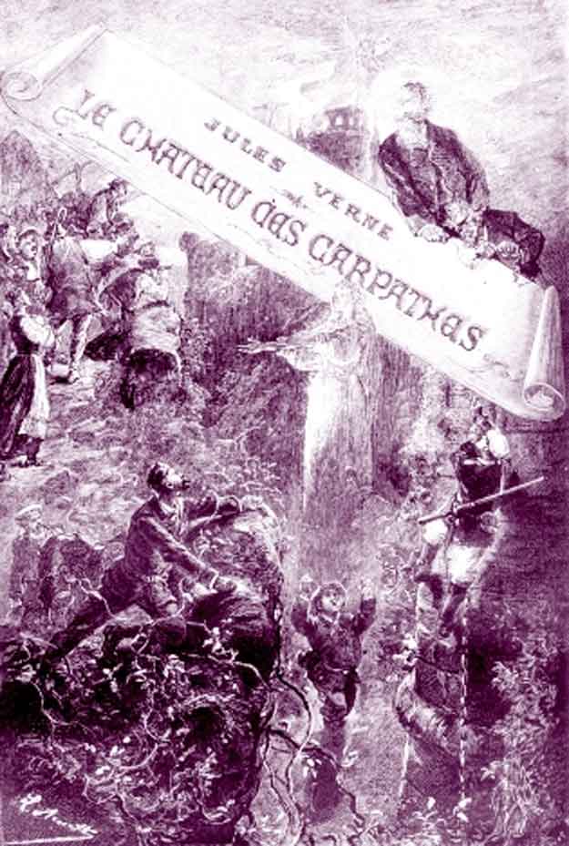 "Castelul din Carpați" - coperta primei ediții a cărții